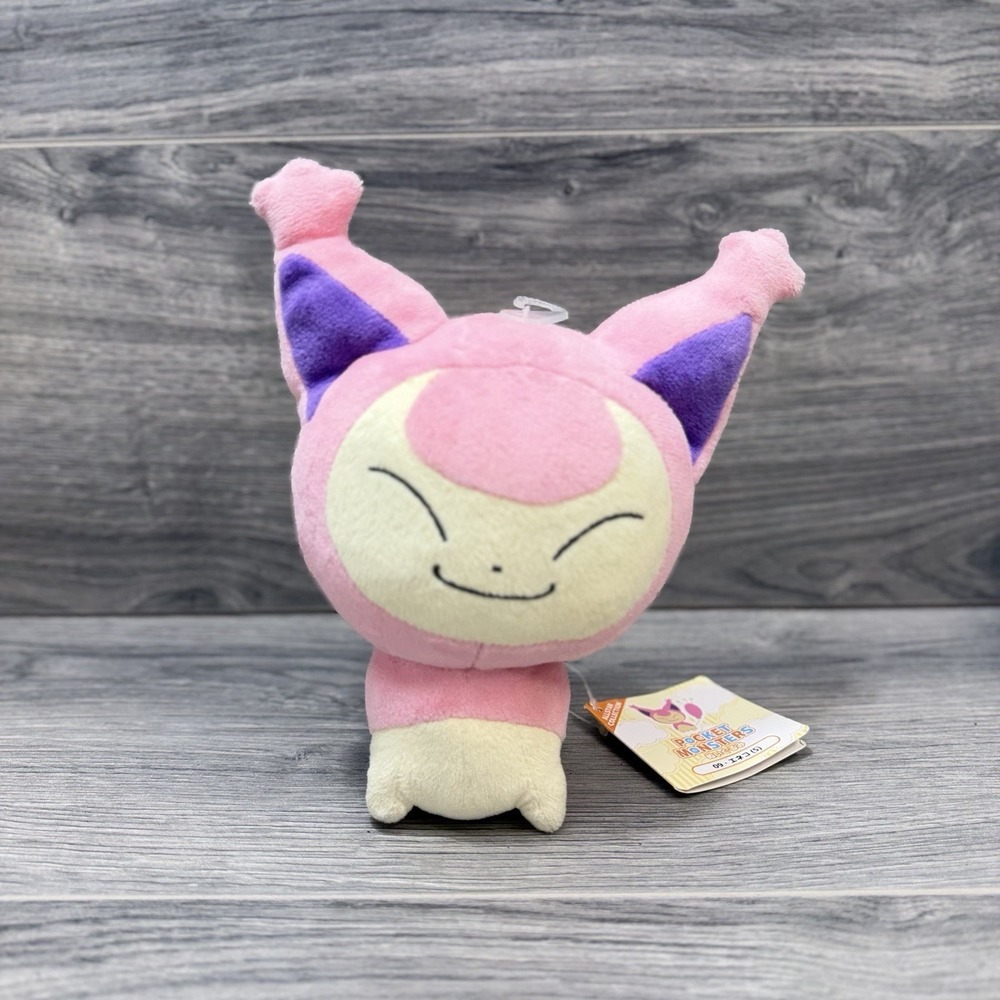 Pokémon All Star Collection Skitty Pocket Monster Plush Pokemon 7" NWT